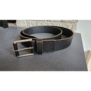 Timberland Mens Genuine Leather Brown  Belt, Sz 42